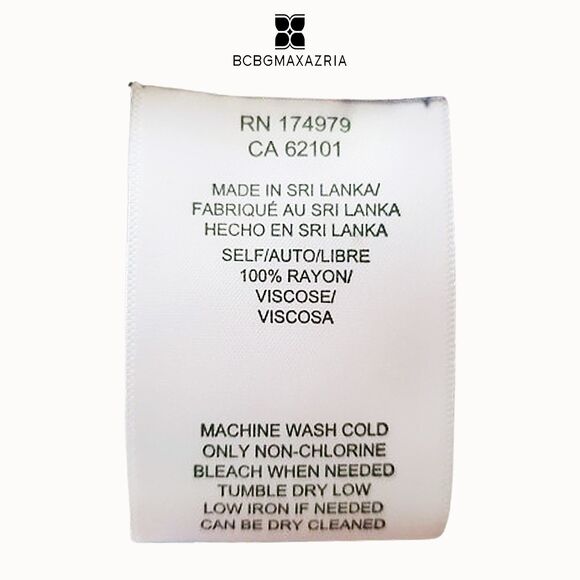 BCBGMAXARZRIA NEW TARA Stripe Cascading Ruffles Sleeveless Hi Lo Maxi Dress M - Picture 11 of 12